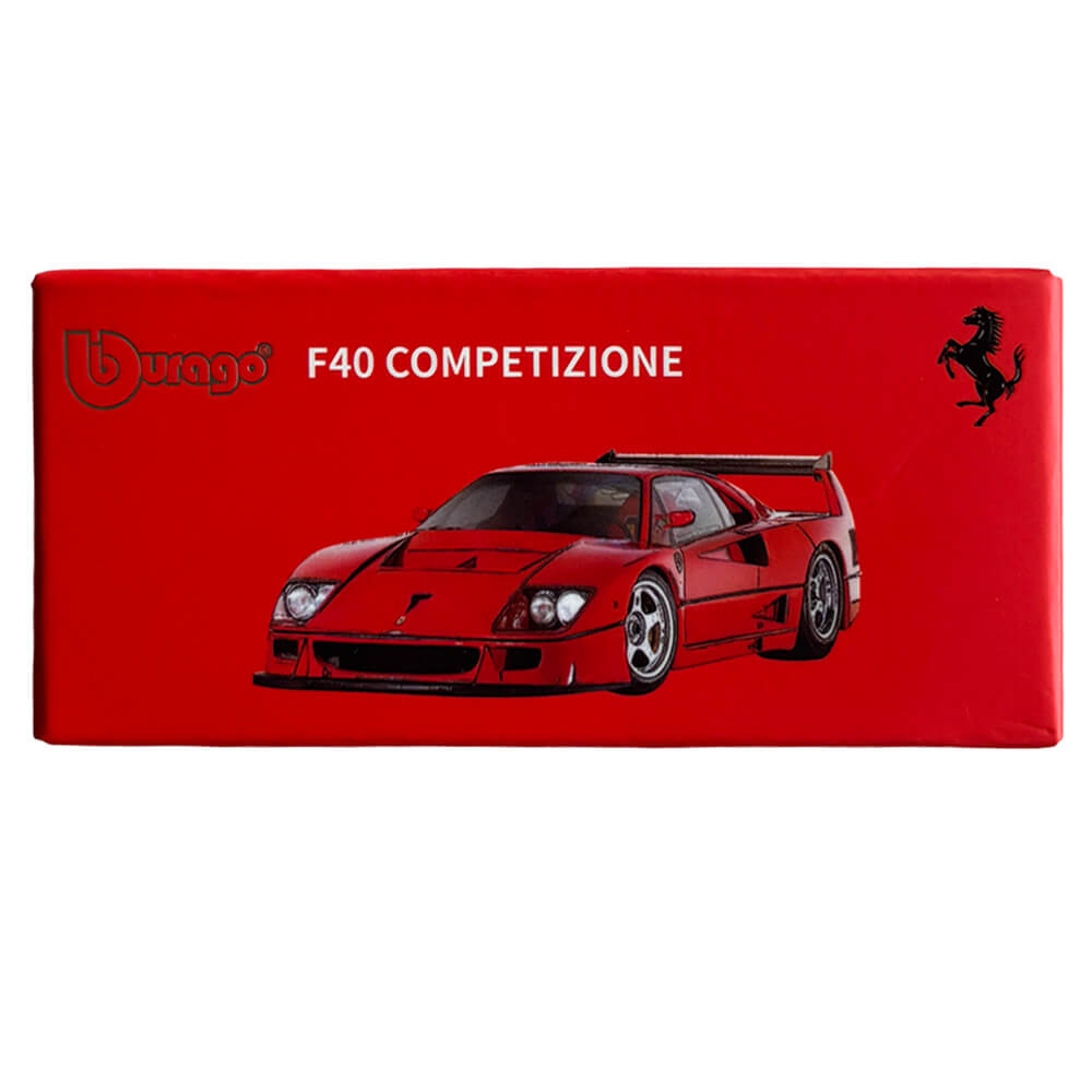Ferrari F40 Competizione – Bburago 1:64 Scale Diecast – PlayFolio