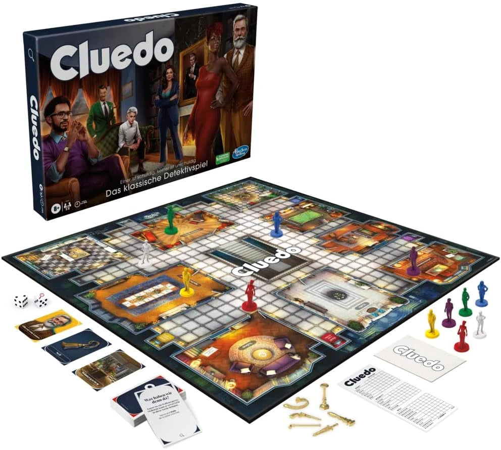 Hasbro Gaming – Cluedo Refresh | Classic Mystery Detective Board Game (Ages 8+)