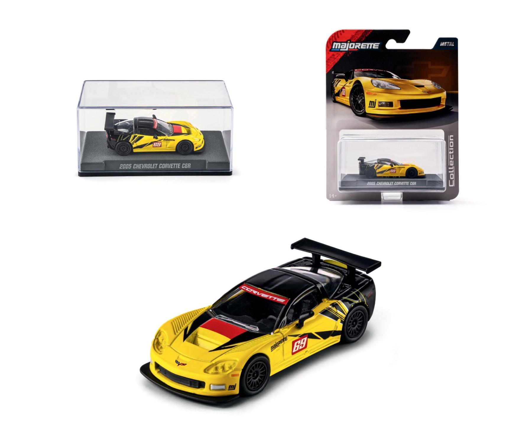 Majorette Collection – 2005 Chevrolet Corvette C6 R Diecast Model Car | 1:64 Scale (Ages 14+)