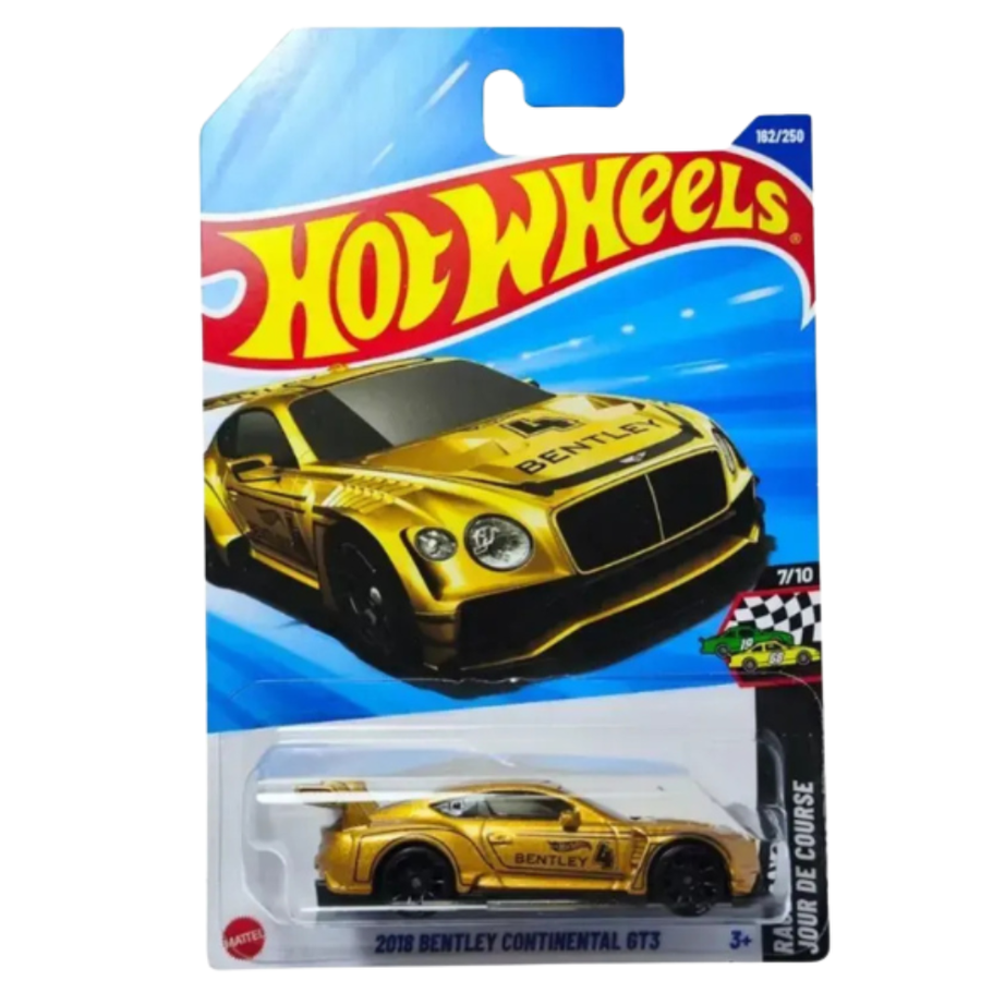 2018 Bentley Continental GT3 - Gold – Hot Wheels