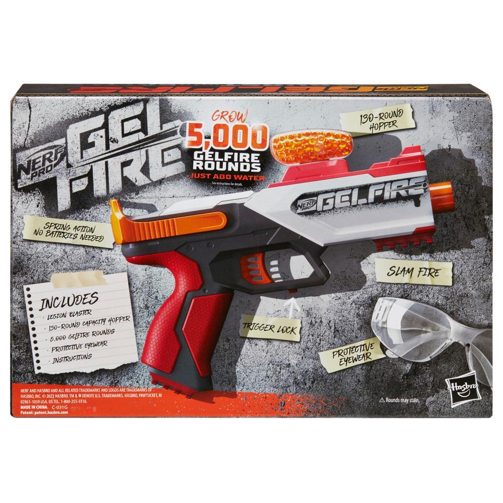Nerf Pro Gelfire Legion Blaster, 5000 Gelfire Rounds, 130 Round Hopper, 14+