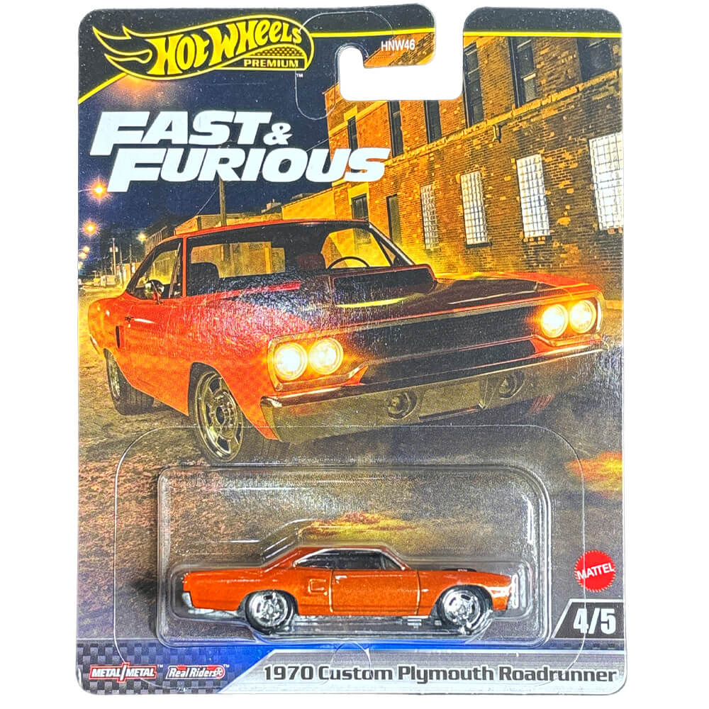 1970 Custom Plymouth Roadrunner – Hot Wheels Premium Fast & Furious