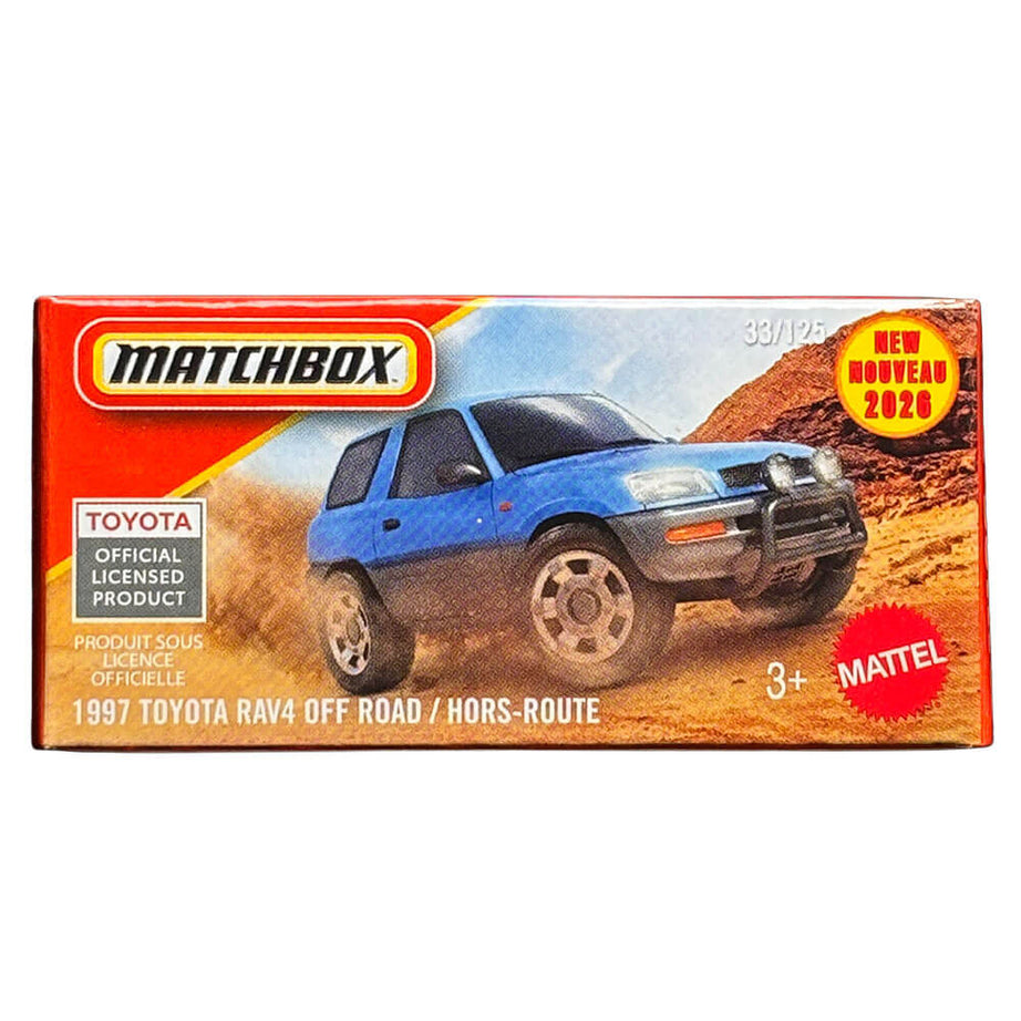 1997 Toyota RAV4 Off-Road / Hors-Route – Matchbox Power Grabs 2026 (33/125)