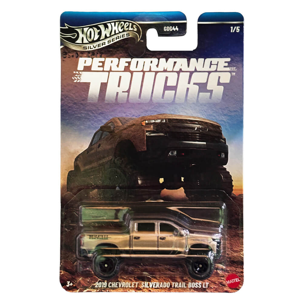 2019 Chevrolet Silverado Trail Boss LT – Hot Wheels Silver Series Performance Trucks