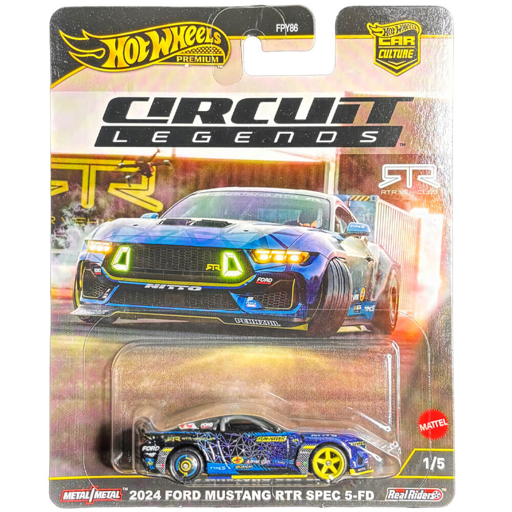 2024 Ford Mustang RTR Spec 5-FD – Hot Wheels Premium Car Culture Circuit Legends