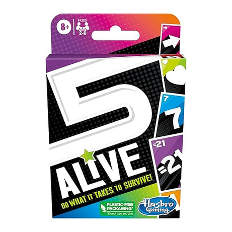 Hasbro Gaming – Five Alive Card Game | Fast-Paced Elimination Game for All Ages (Ages 8+)