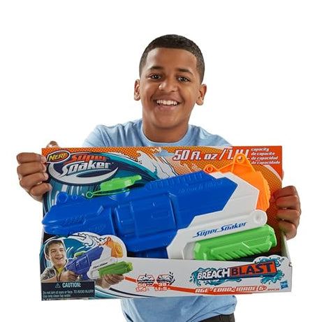 Nerf Super Soaker Breach Water Blaster, 6+