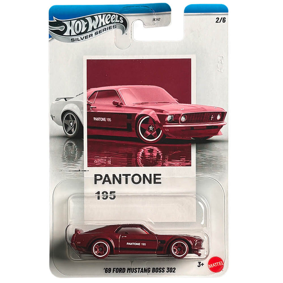 ’69 Ford Mustang Boss 302 – Hot Wheels Silver Series Pantone