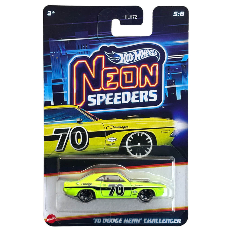 ’70 Dodge Hemi Challenger – Hot Wheels Neon Speeders