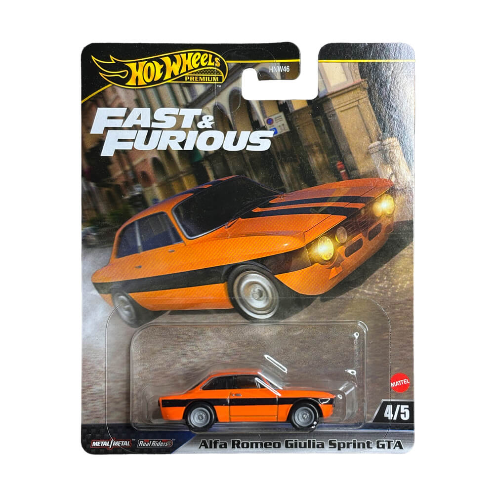 Alfa Romeo Giulia Sprint GTA – Hot Wheels Premium Fast & Furious (Imported)