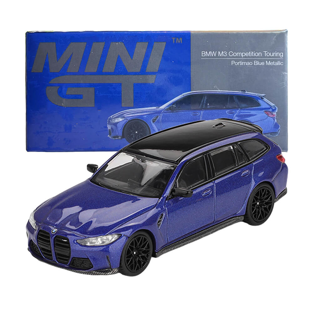 BMW M3 Competition Touring Portimao Blue Metallic – Mini GT 1090 Boxed