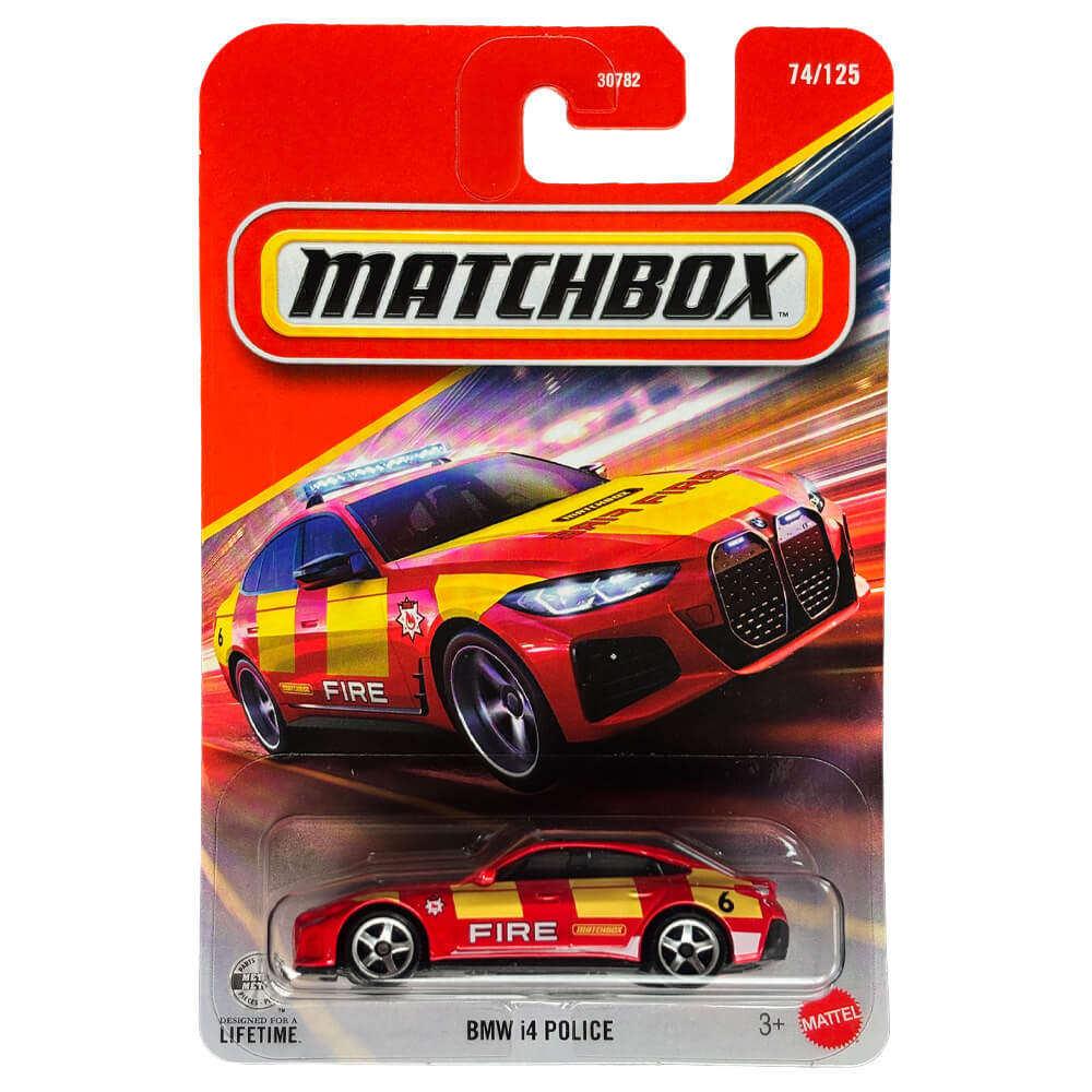 BMW i4 Police – Matchbox Mainline