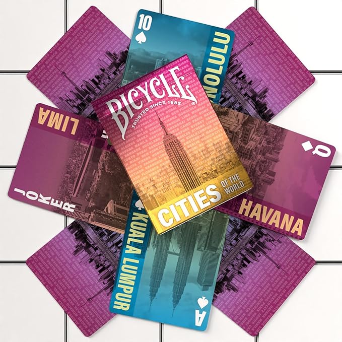 Bicycle Cities of The World Playing Cards