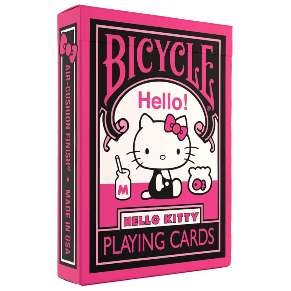 Bicycle Hello Kitty Playing Cards (Black Pink)