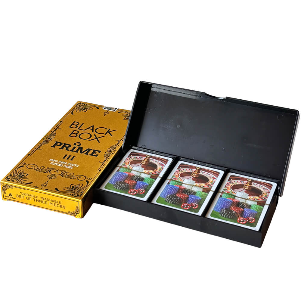 Black Box Prime Playing Cards – 3 Pack Premium Deck