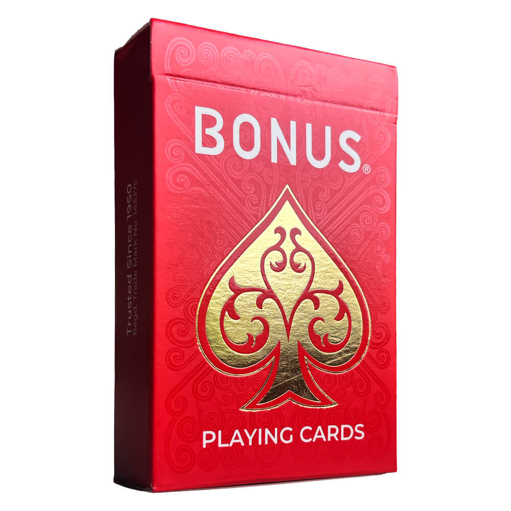 Bonus Red Playing Cards