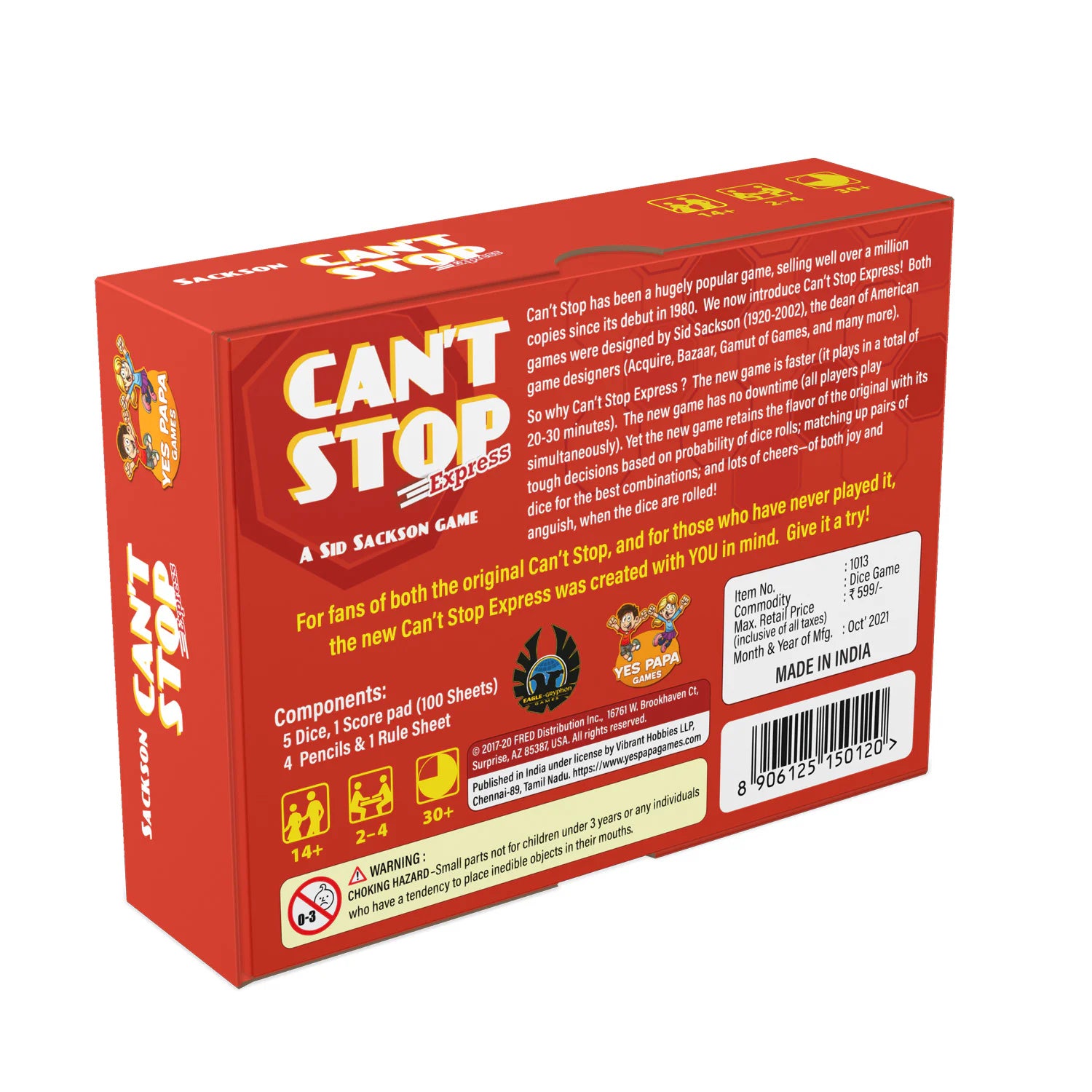 Can't Stop – English/Hindi Edition | (Ages 9+)