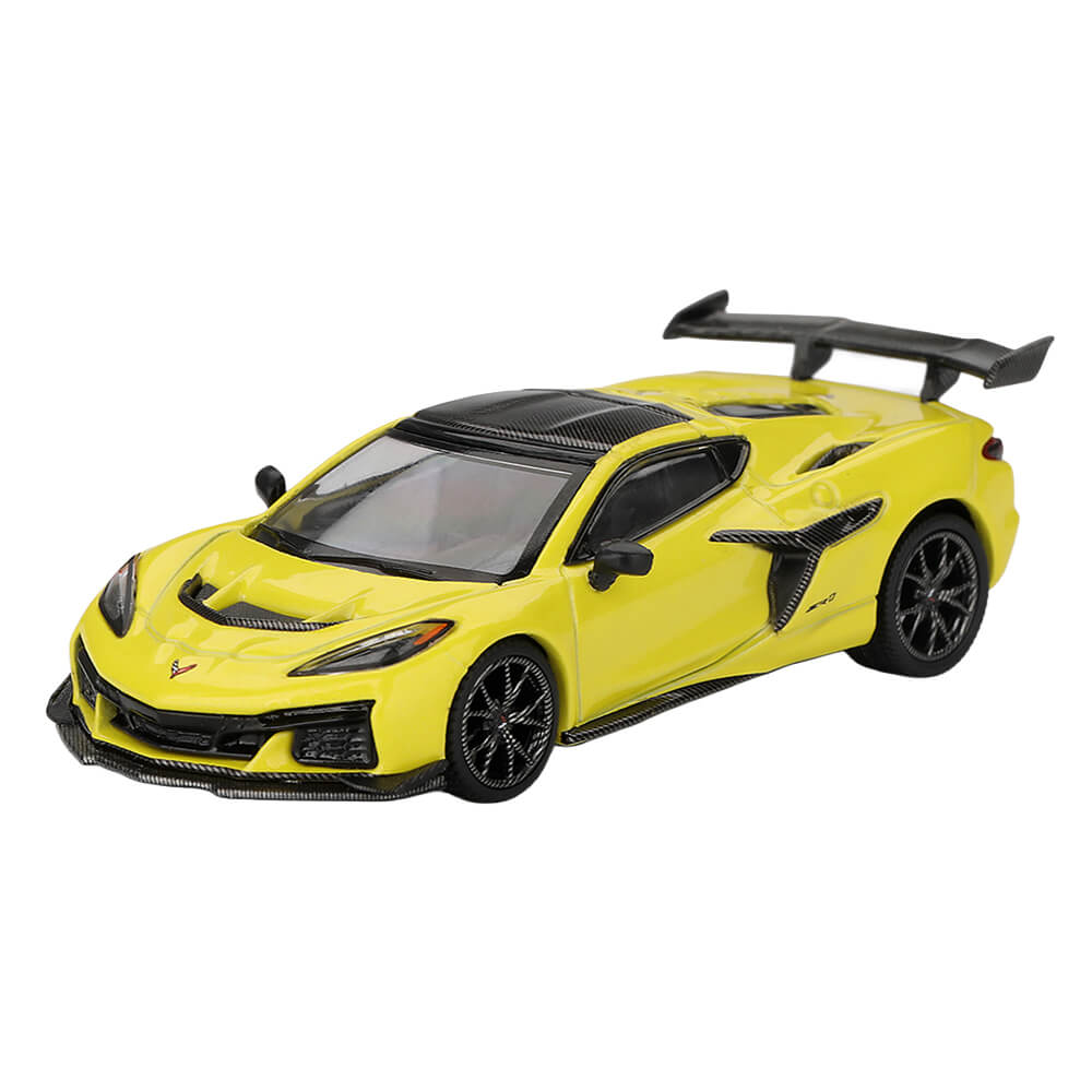 [Ships After 16 September - Tentative] Chevrolet Corvette ZR1 Accelerate Yellow – MINI GT 1158 Boxed
