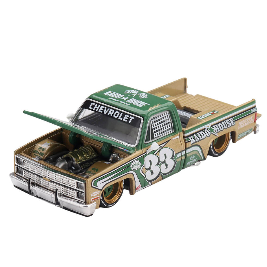 [Ships After 16 September - Tentative] Chevrolet Silverado Kaido Intimidator – Kaido House x MINI GT KHMG267 Boxed