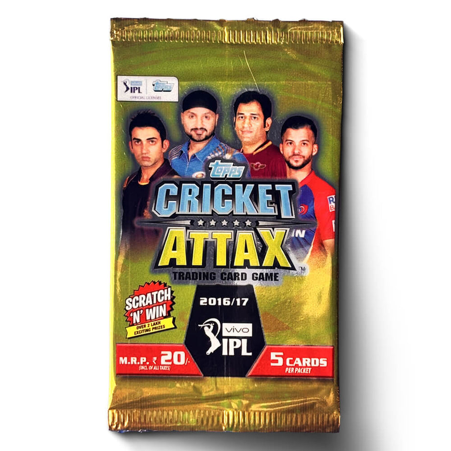 Topps Cricket Attax Trading Card Game 2016/17 – Single Pack