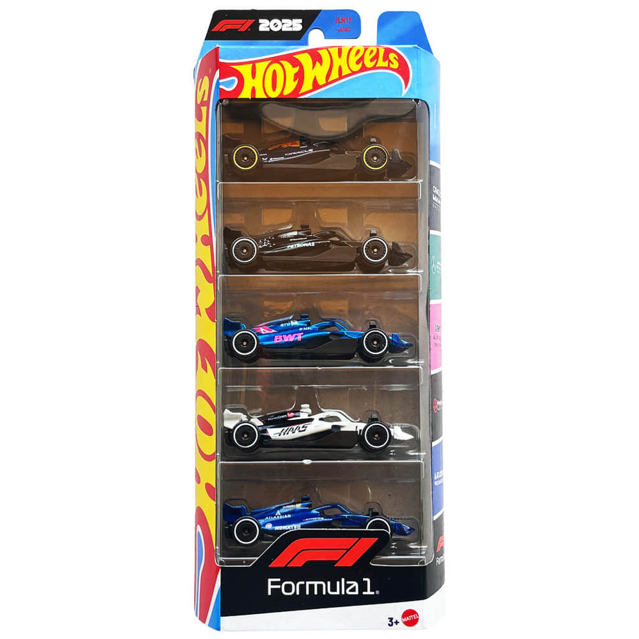 Hot wheels F1 2025 5 pack — 1 Per Customer (Duplicate Orders Will Be Refunded)