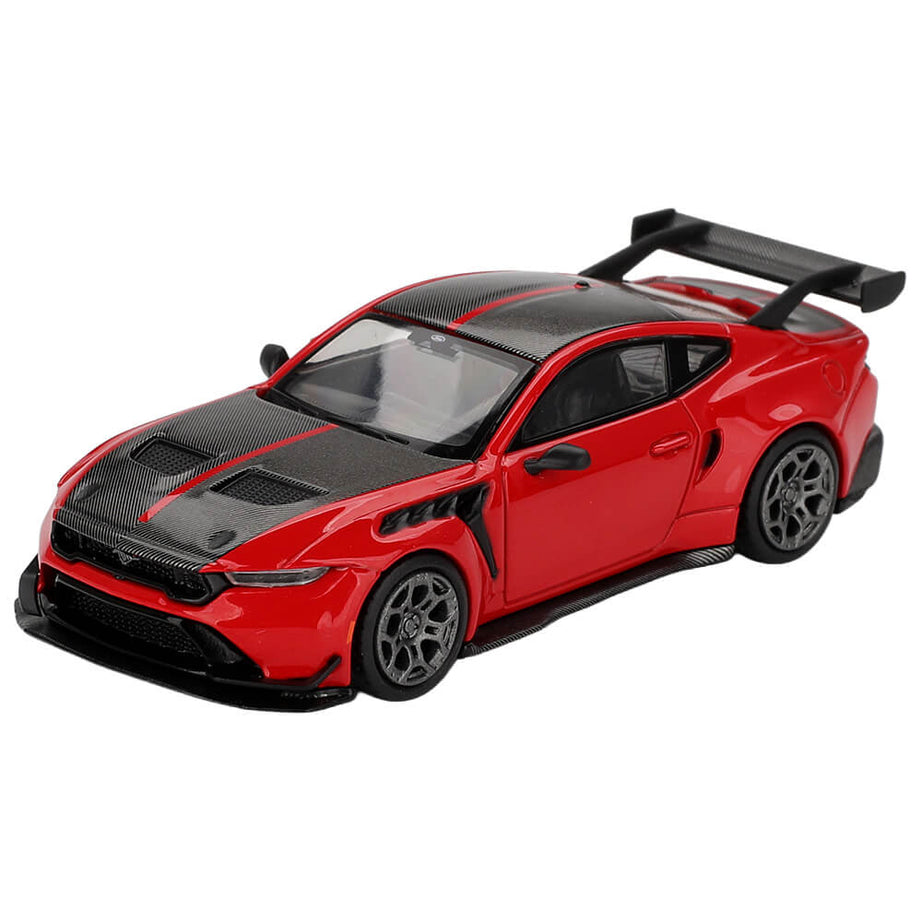 [Ships After 25 August - Tentative] Ford Mustang GTD Race Red – MINI GT 1196 Boxed