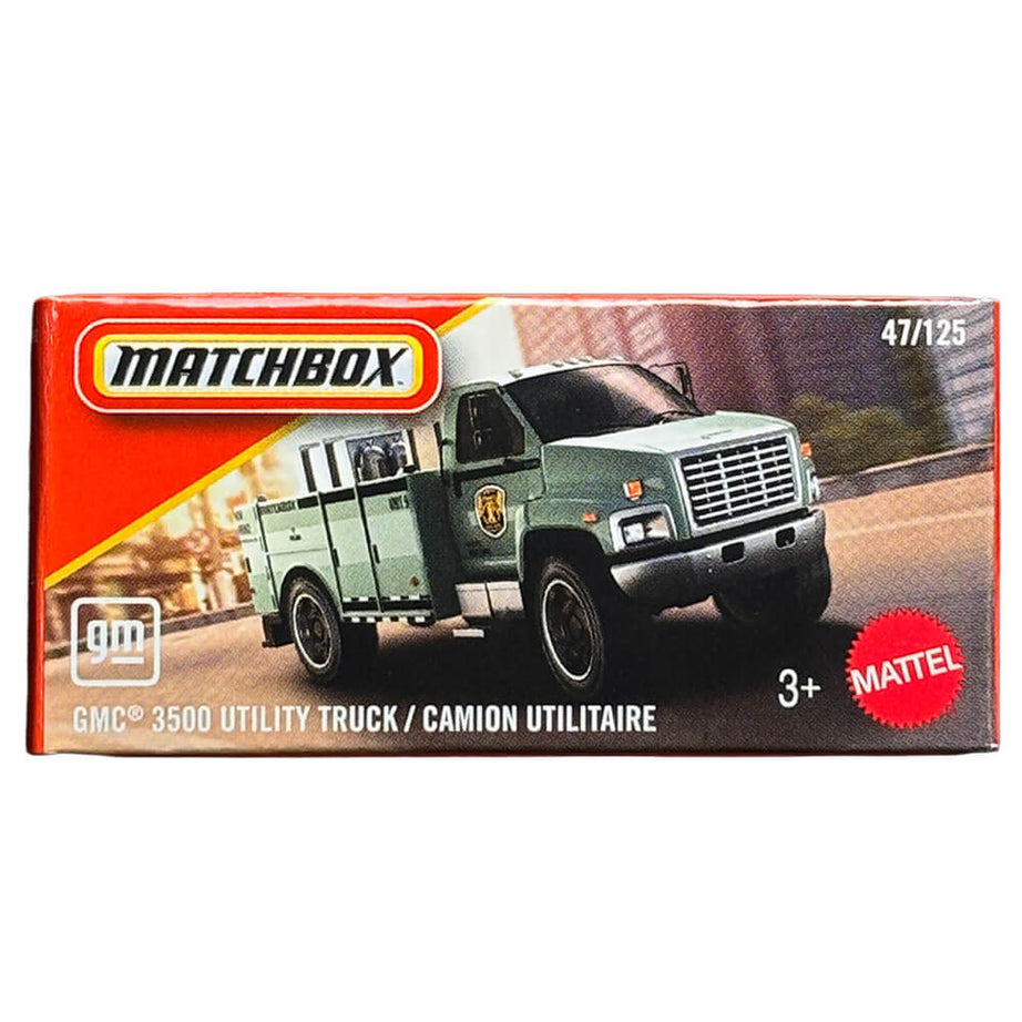 GMC 3500 Utility Truck / Camion Utilitaire – Matchbox Power Grabs 2026 (47/125)