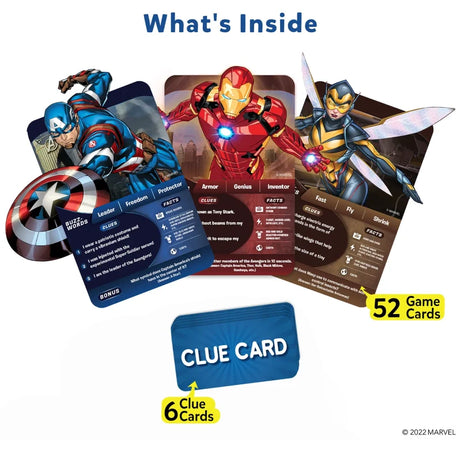 Skillmatics Guess in 10: Marvel – Trivia Card Game for Kids & Families (Ages 8+)