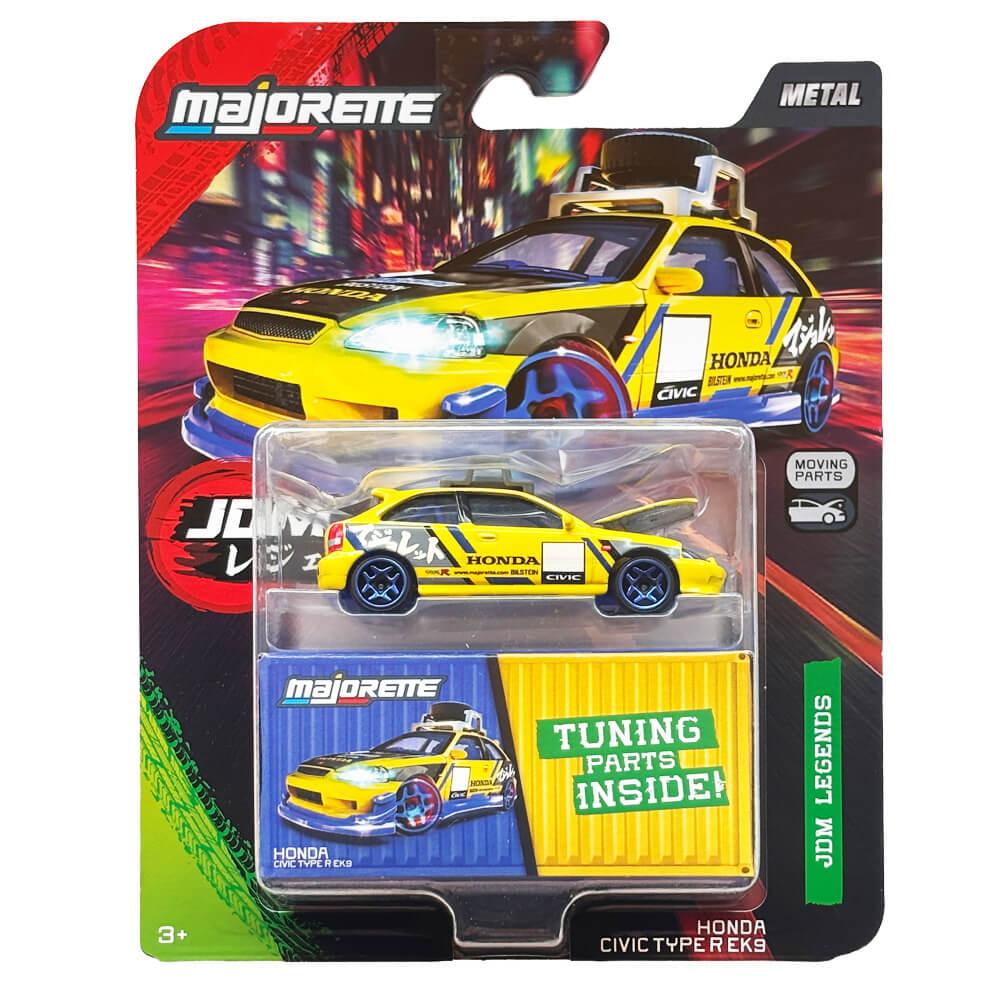 Honda Civic Type R EK9 – Majorette JDM Legends Deluxe Cars