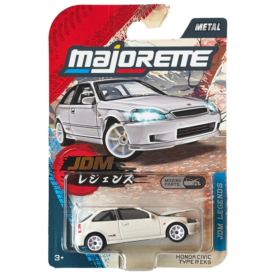 Honda Civic Type R EK9 – Majorette JDM Legends Premium Cars