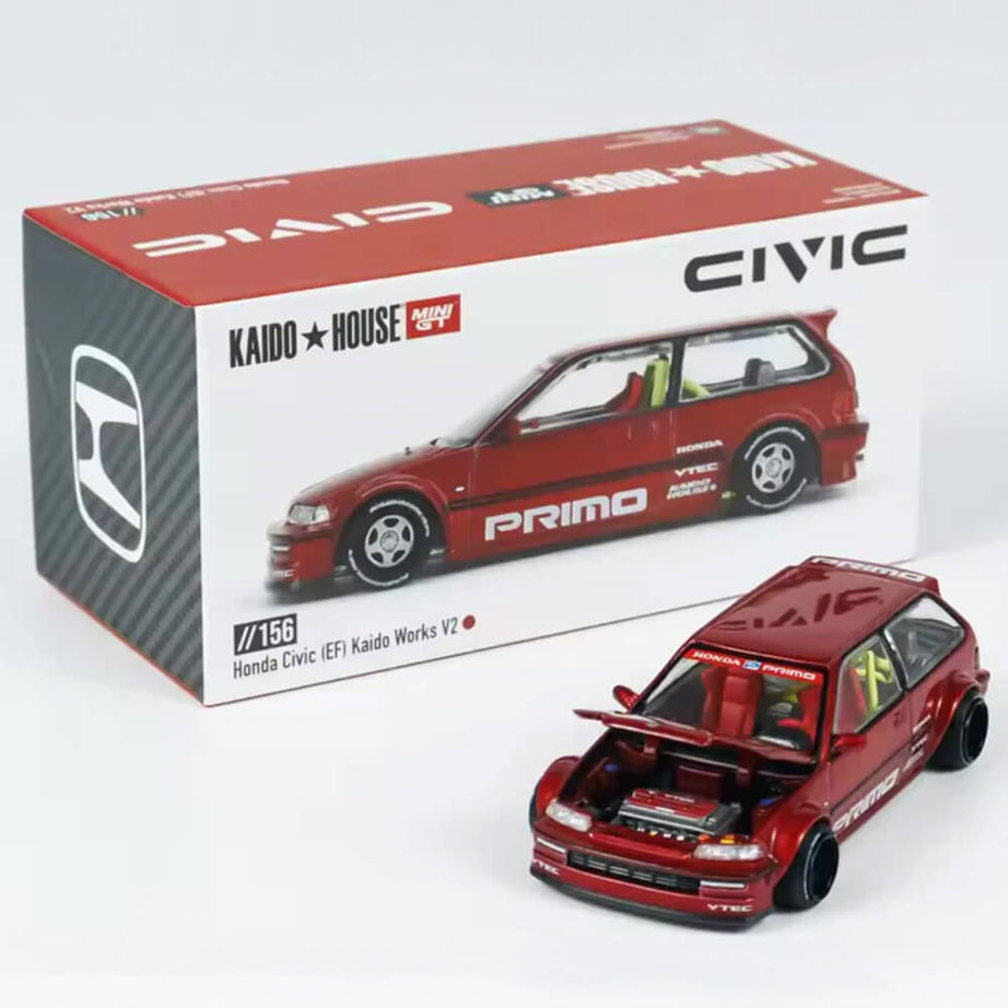 Honda Civic (EF) Kaido Works V2 – Mini GT KHMG156 Boxed
