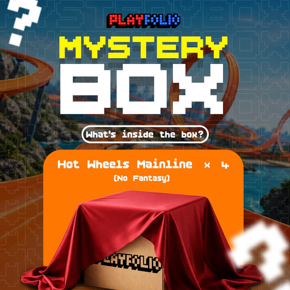 Hot Wheels Mainline Mystery Box – 4 Cars (Random Pick)