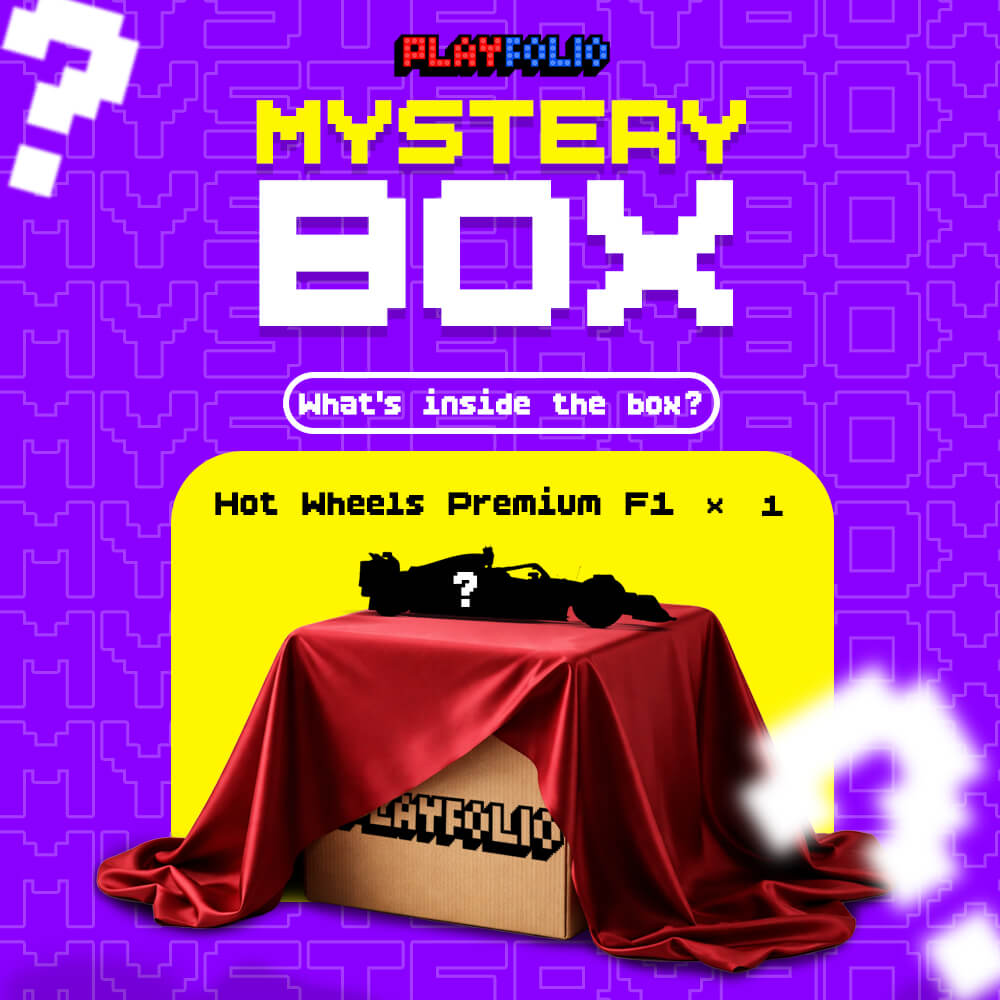 Hot Wheels Premium F1 Mystery Box – 1× Hot Wheels Premium Car (Random Pick)