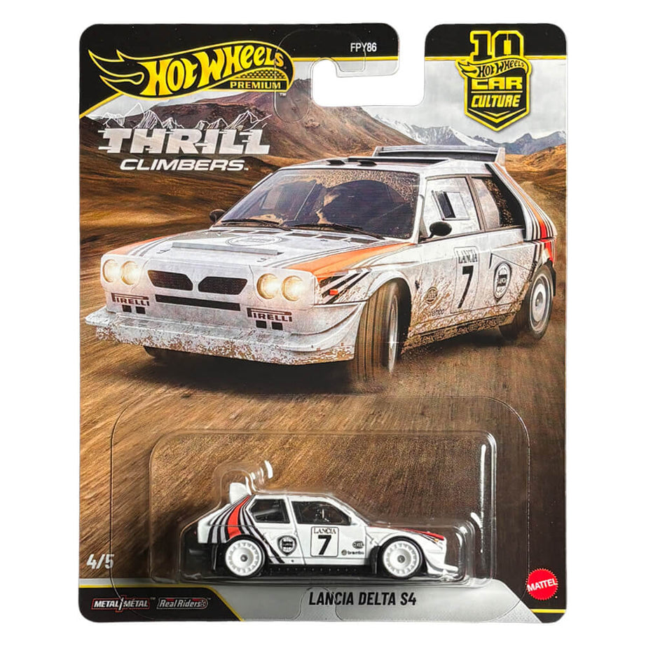Lancia Delta S4 – Hot Wheels Premium Car Culture Thrill Climbers