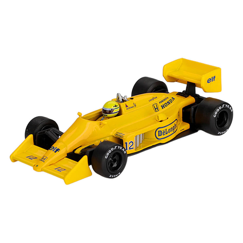 [Ships After 13 July - Tentative] Lotus 99T #12 Ayrton Senna 1987 Monaco Grand Prix – MINI GT 1088 Boxed