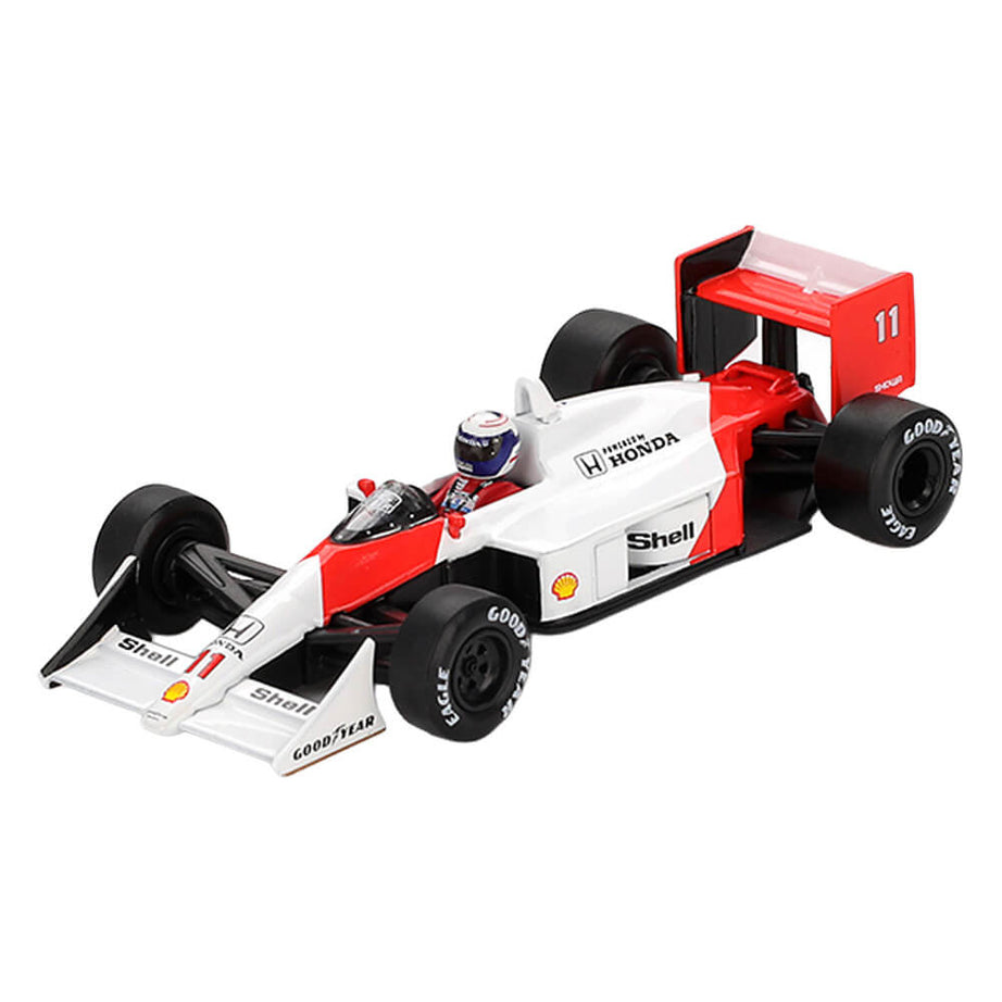 McLaren MP4/4 #11 Alain Prost 1988 Japanese Grand Prix 2nd Place – MINI GT 1123 Boxed