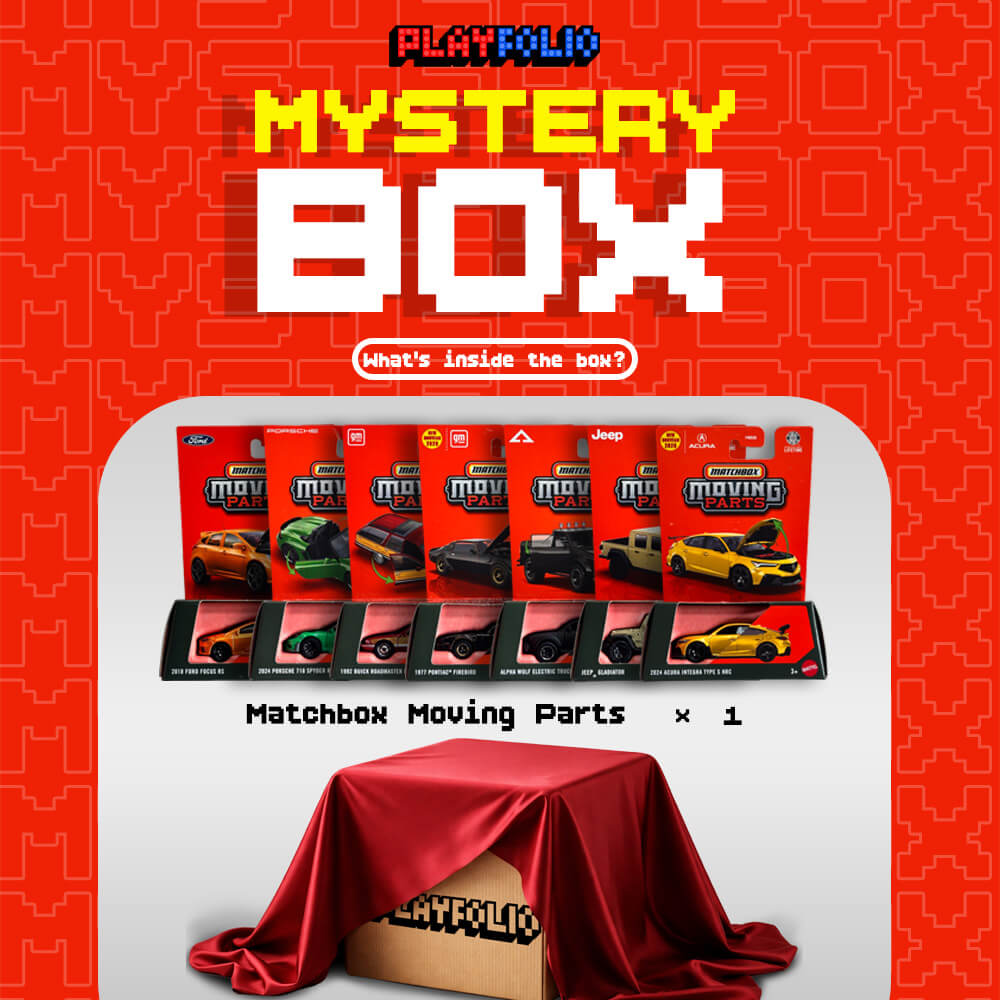 Matchbox Moving Parts Mystery Box – 1x Matchbox Moving Parts Car (Random Pick)