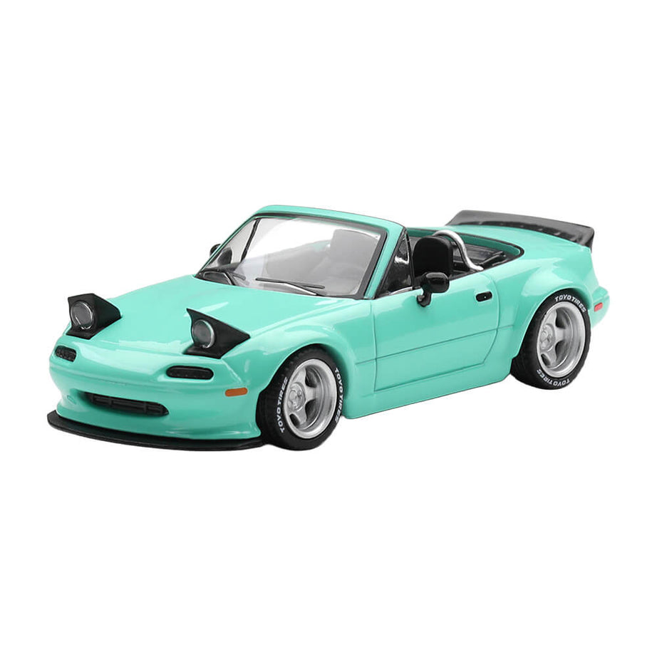 Mazda MX-5 NA Pandem Mint Green – MINI GT 1249 Boxed