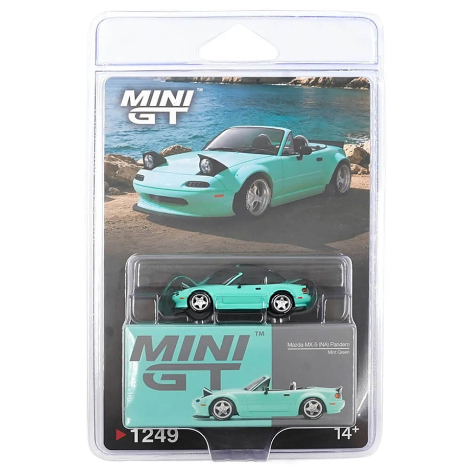 Mazda MX-5 NA Pandem Mint Green – MINI GT 1249 Blister