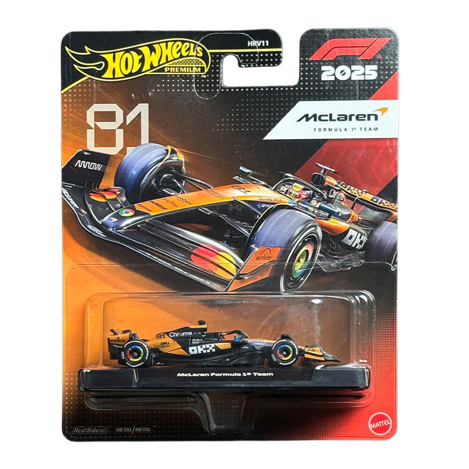 McLaren 2025 Formula 1 Team #81 – Hot Wheels Premium