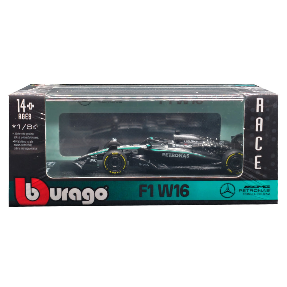 Mercedes-Benz W16 No.63 (George Russell, 2025) – 1:64 Bburago Diecast
