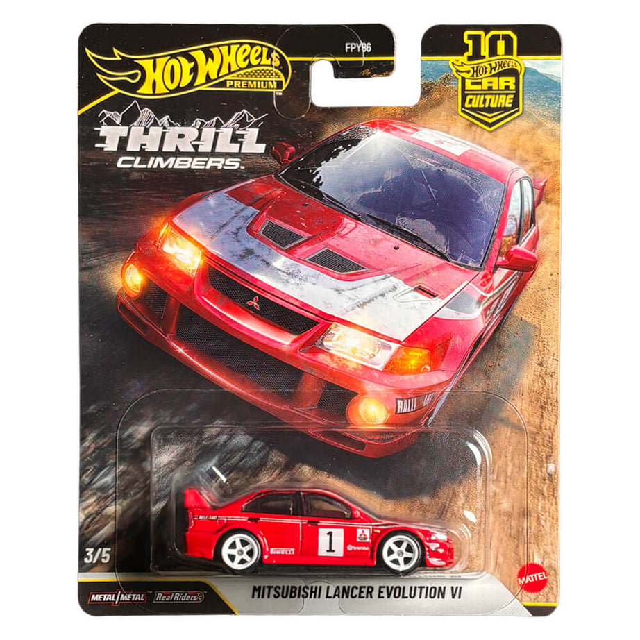 Mitsubishi Lancer Evolution VI – Hot Wheels Premium Car Culture Thrill Climbers
