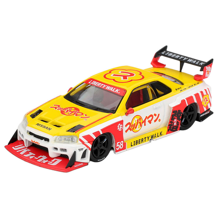 Nissan LB-ER34 Super Silhouette – MINI GT 1204 Boxed