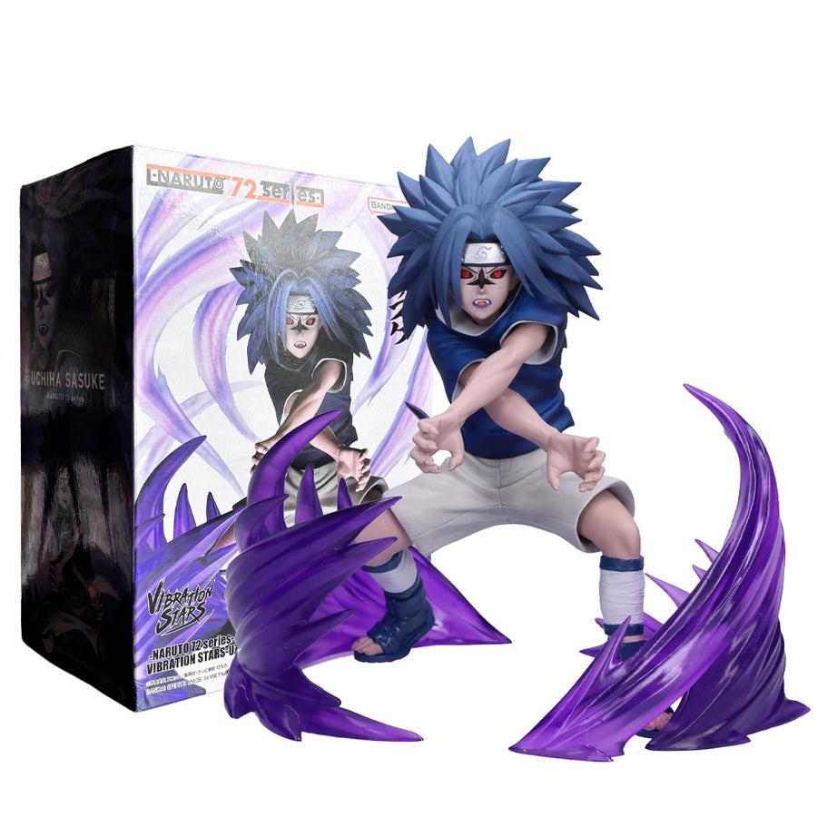 Naruto Shippuden Vibration Stars Sasuke Uchiha Figure by Banpresto