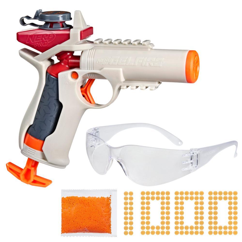 Nerf Pro Gelfire Ignitor Blaster, 1,000 Gelfire Rounds, 60 Round Capacity, 14+