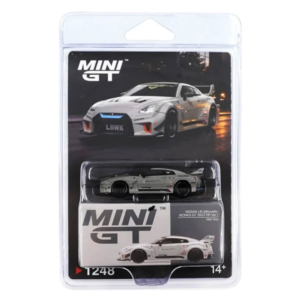 Nissan LB-Silhouette WORKS GT 35GT-RR Ver.1 Matte Grey – MINI GT 1248 Blister