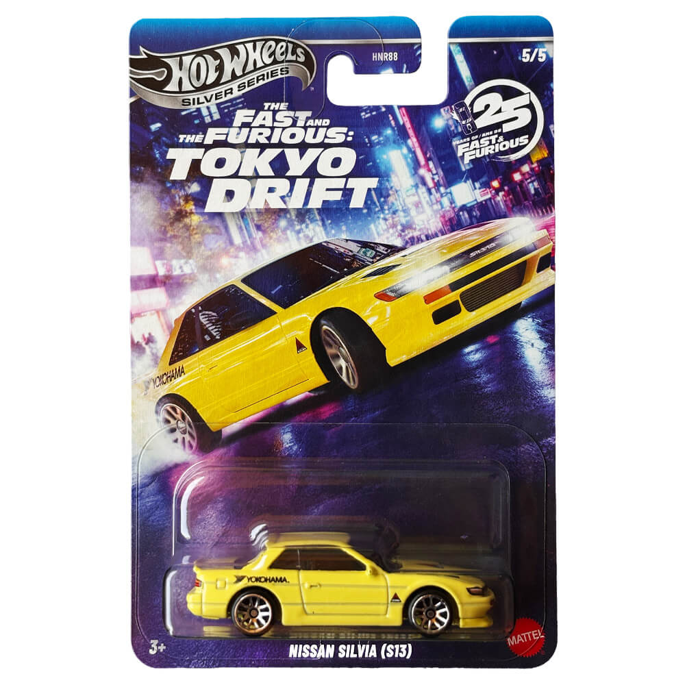 Nissan Silvia (S13) – Hot Wheels Silver Series The Fast & The Furious: Tokyo Drift