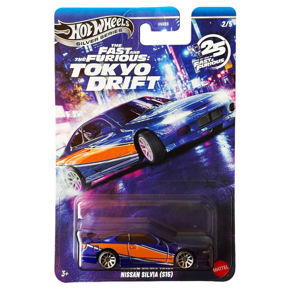 Nissan Silvia (S15) – Hot Wheels Silver Series The Fast & The Furious: Tokyo Drift