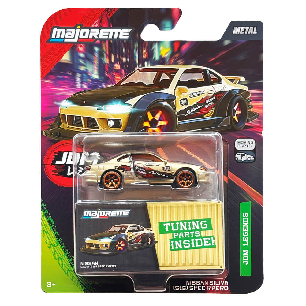 Nissan Silvia (S15) Spec R Aero – Majorette JDM Legends Deluxe Cars