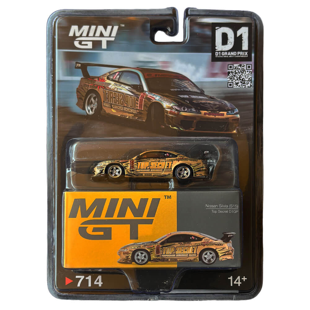 Nissan Silvia (S15) Top Secret D1GP – Mini GT 714 Blister Pack